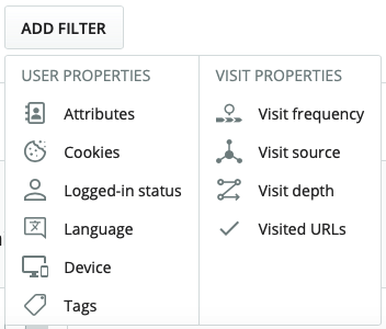 survicate targeting attributes