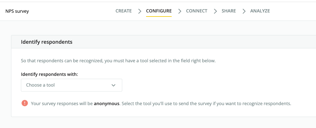 survicate survey configuration