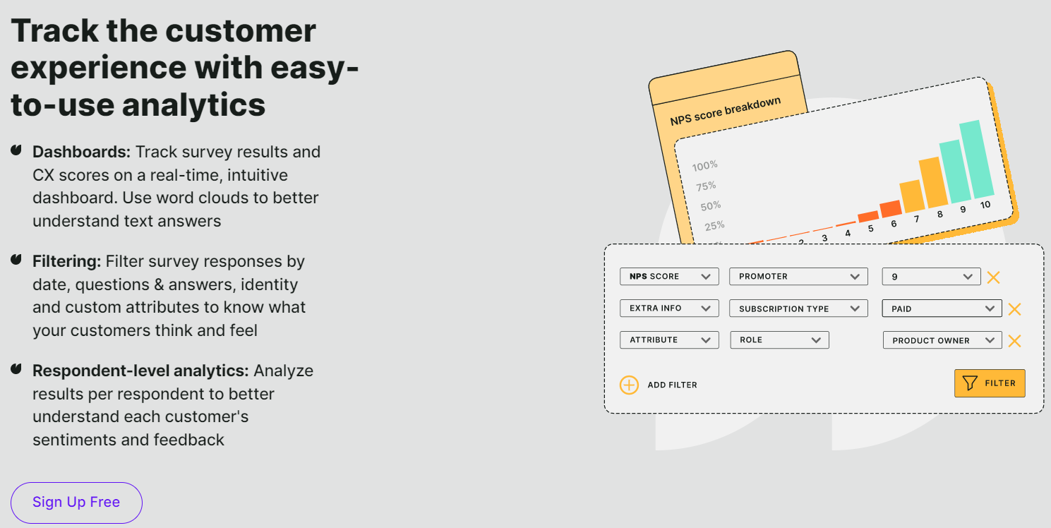 survicate track customer experience