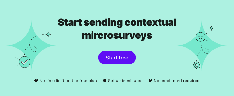 Start sending contextual microsurveys