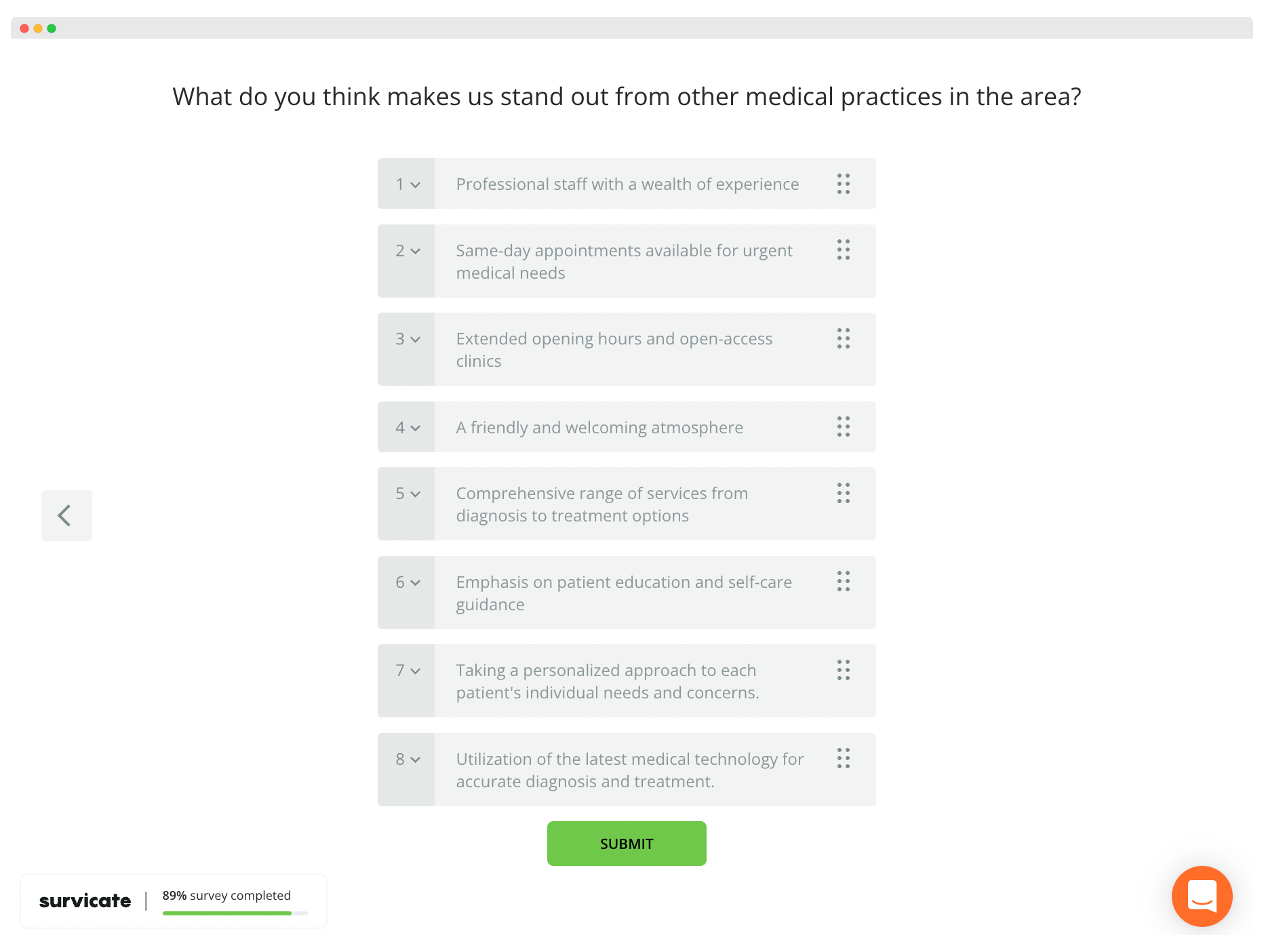 A question for patients - what do you think makes us stand out