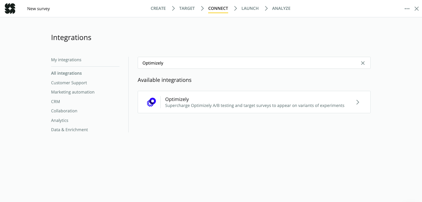 How to enable integrations in Survicate