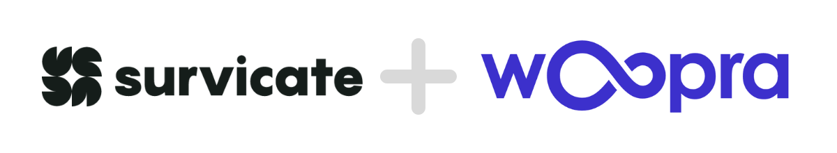 Survicate and Woopra integration