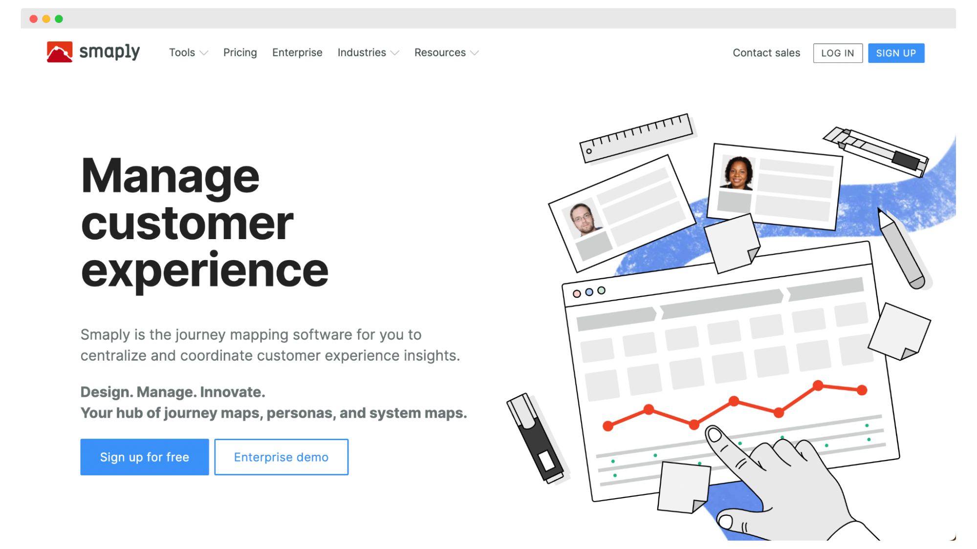 Customer Journey Mapping tools - Smaply