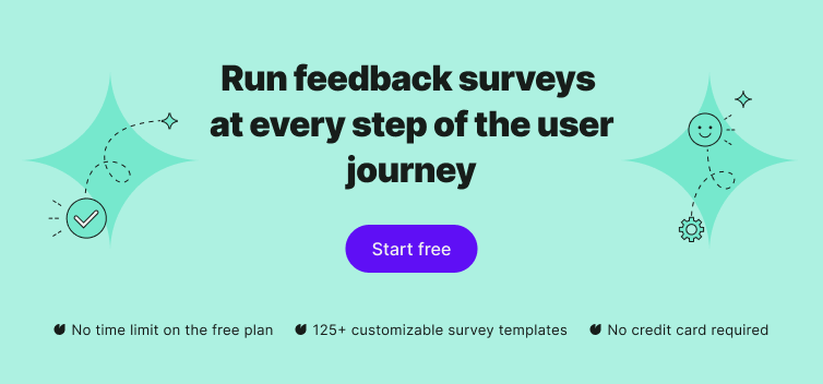 Run feedback surveys graphic