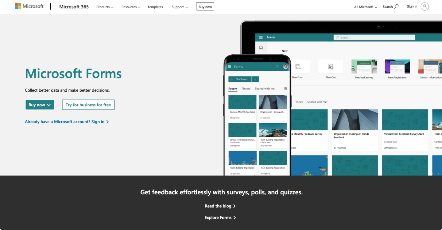 Microsoft Forms