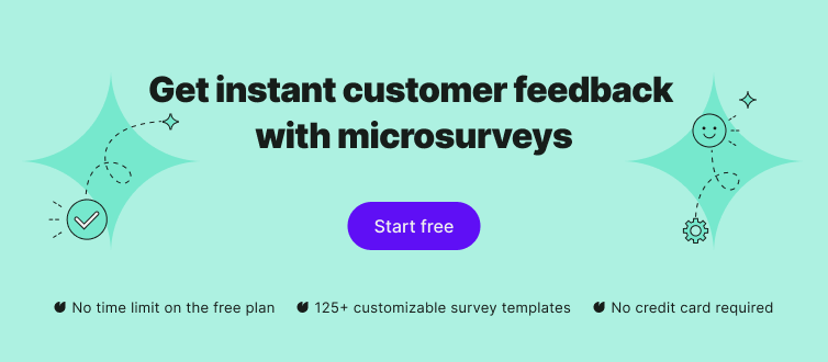 microsurveys CTA banner